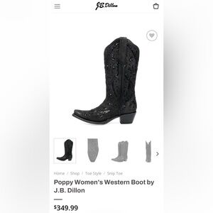 Poppy Women’s Western Boot by J.B. Dillon